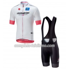 Maglia Bianca + Pantaloncino con bretelle 2018 Giro d'Italia